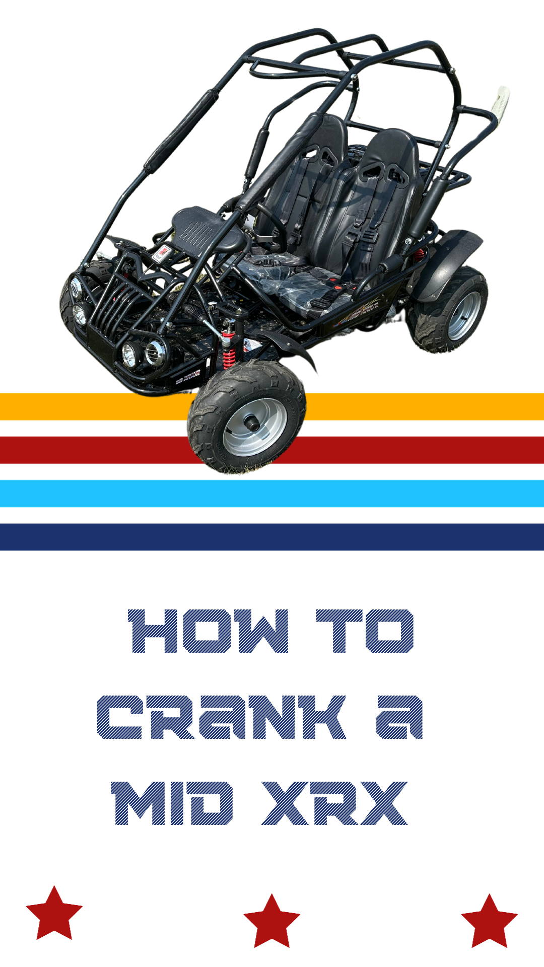 How to crank you trailmaster mid xrx